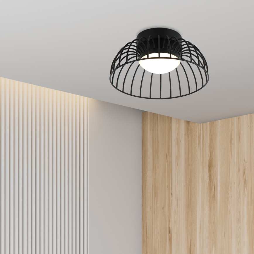 LED стельовий світильник BETSY 12 Вт/230 В діаметр 25 см чорний