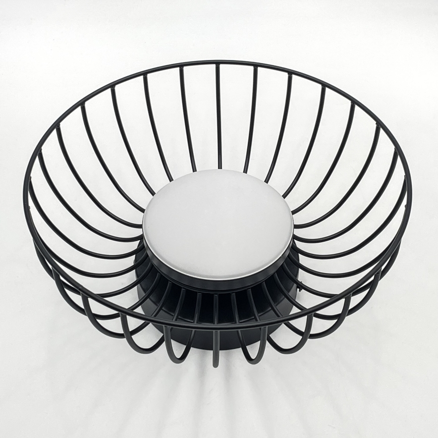 LED стельовий світильник BETSY 12 Вт/230 В діаметр 25 см чорний