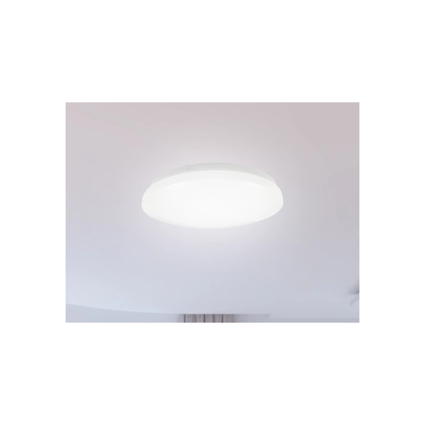 LED стельовий світильник для ванної OPAL, 12 Вт/230 В, діам. 24,5 см, IP44, білий