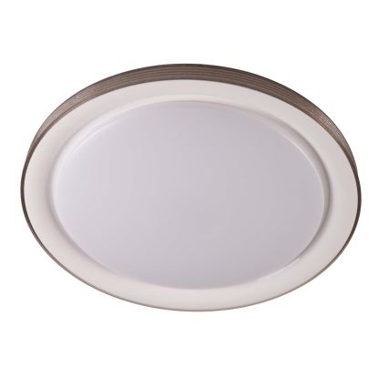 Стельовий LED світильник для ванної з регулюванням яскравості GRAŻYNA LED/72W/230V 3000-6000K діаметр 51 см IP44 сірий + пульт дистанційного керування