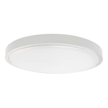 LED стельовий світильник для ванної кімнати, 18 Вт/230 В, 3000 К, IP44, діаметр 25 см, білий