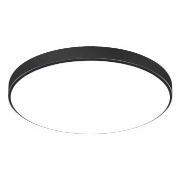 LED стельовий світильник для ванної кімнати CARTER LED/12W/230V 6000K IP44 діам. 22 см чорний