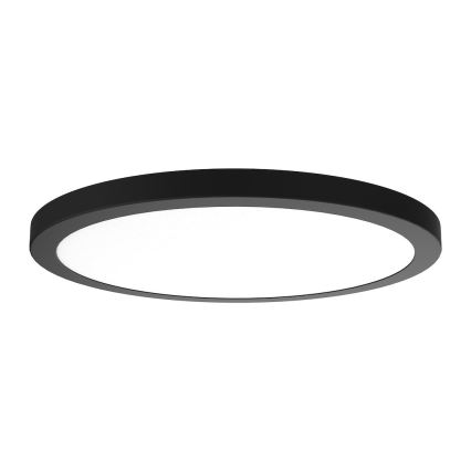 LED стельовий світильник EVORA LED/18W/230V 3000/4000/6000K діам. 22,5 см чорний