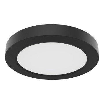 LED стельовий світильник EVORA LED/6 Вт/230 В 3000/4000/6000K діам. 14 см чорний