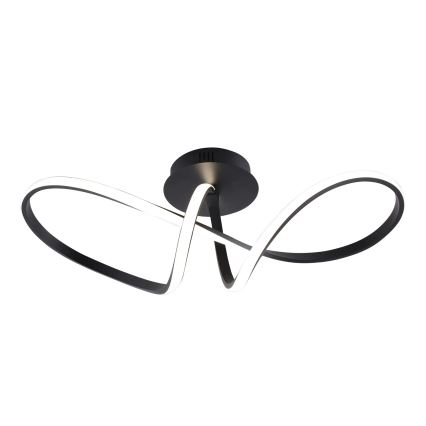 LED стельовий світильник FLAVIA 33 Вт/230 В 24x61 см чорний