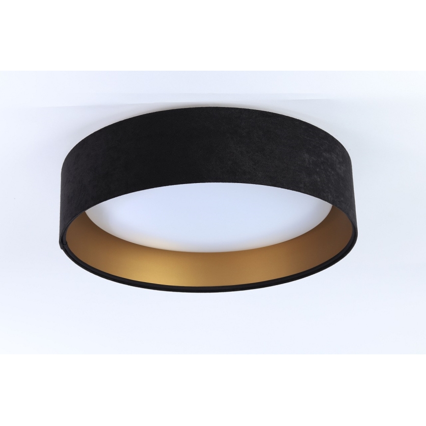 LED стельовий світильник GALAXY LED/24W/230V діаметр 44 см чорний/золотий