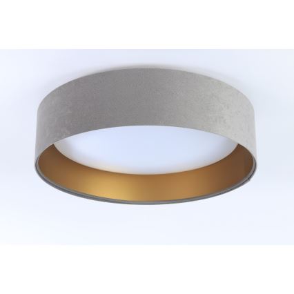 Світлодіодний стельовий світильник ГАЛАКСІ 24 Вт/230 В діам. 44 см сірий/золотий