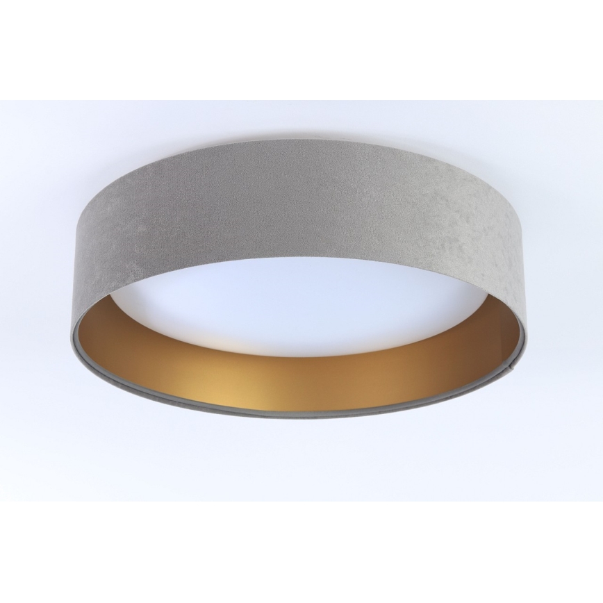 Світлодіодний стельовий світильник ГАЛАКСІ 24 Вт/230 В діам. 44 см сірий/золотий