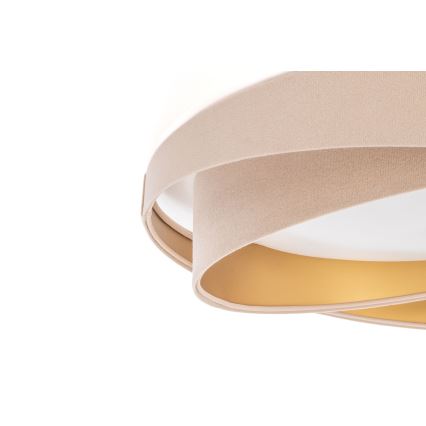 LED стельовий світильник GALAXY MODERN, 24 Вт, 230 В, діаметр 55 см, бежевий/золотистий