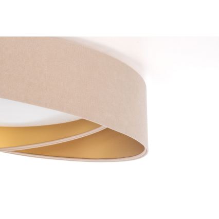 LED стельовий світильник GALAXY MODERN, 24 Вт, 230 В, діаметр 55 см, бежевий/золотистий