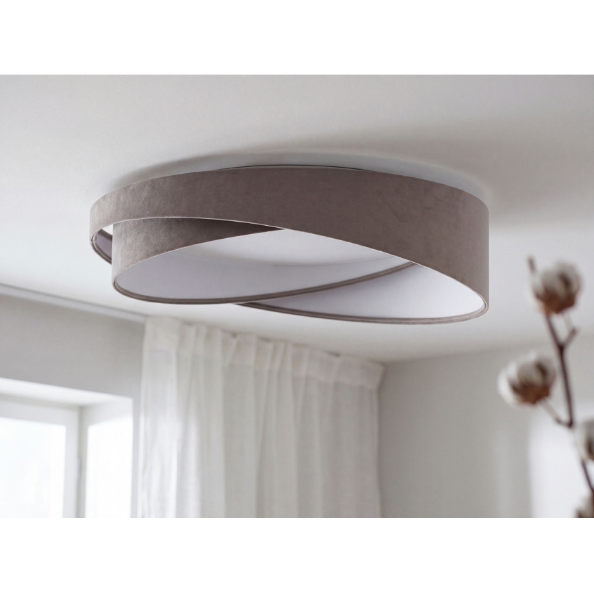 LED-стельовий світильник GALAXY MODERN, 24 Вт/230 В, діаметр 55 см, сірий/білий
