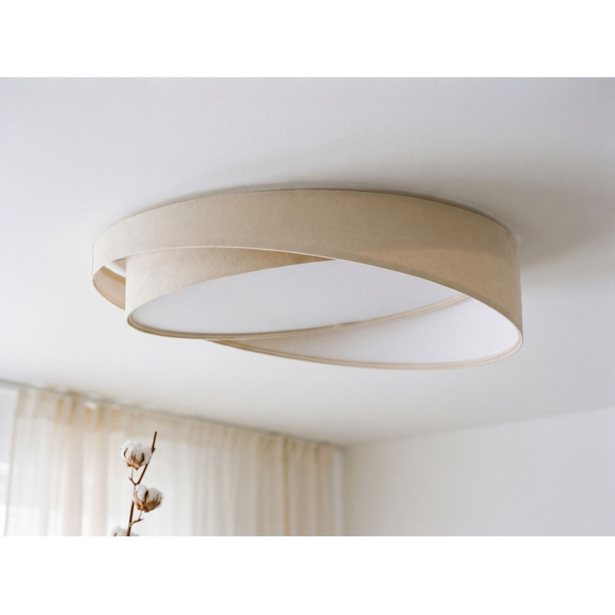 LED стельовий світильник GALAXY MODERN LED/24 Вт/230 В діам. 55 см кремовий/білий