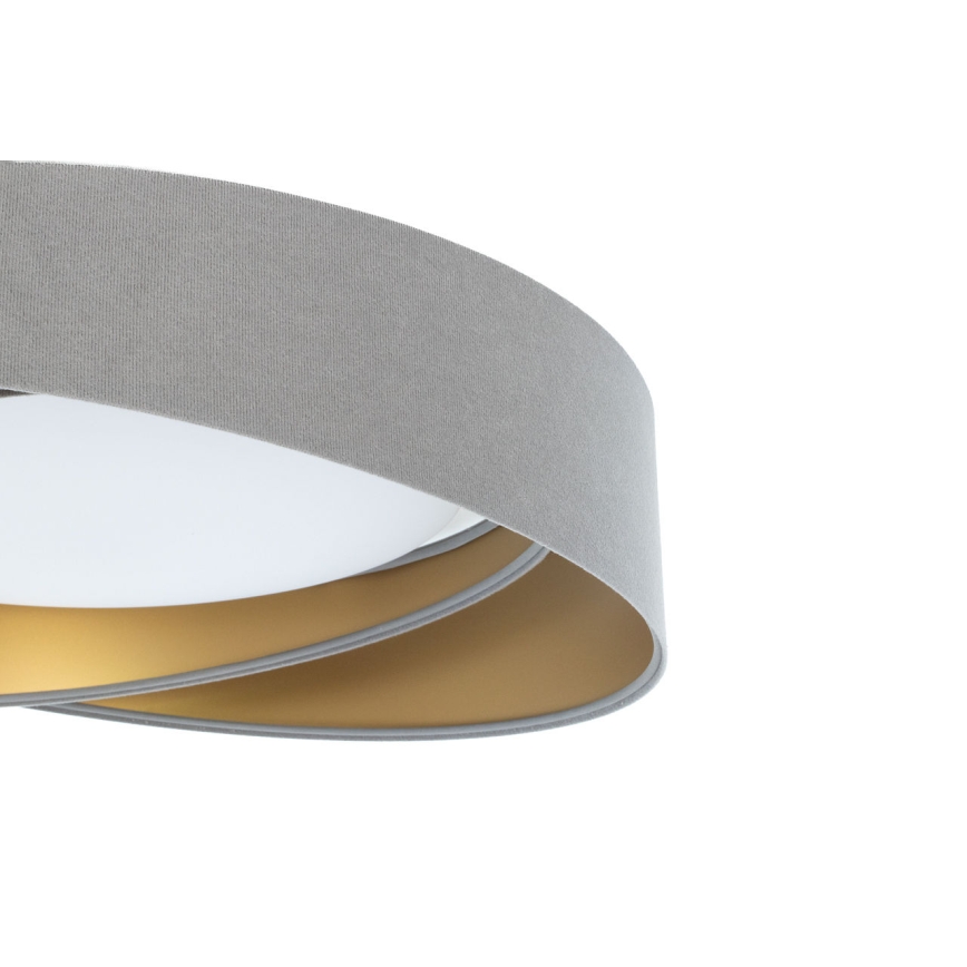 LED стельовий світильник GALAXY MODERN LED/24 Вт/230 В, діаметр 55 см, сірий/золотистий