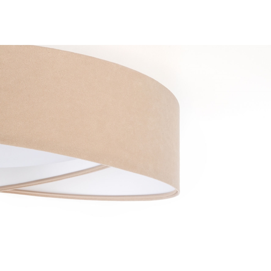 LED стельовий світильник GALAXY MODERN LED/24W/230V діам. 55 см бежевий/білий