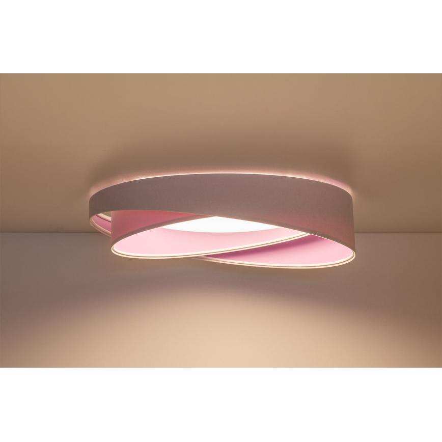 LED-стельовий світильник GALAXY MODERN LED/24W/230V, діаметр 55 см, білий/фіолетовий