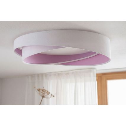 LED-стельовий світильник GALAXY MODERN LED/24W/230V, діаметр 55 см, білий/фіолетовий
