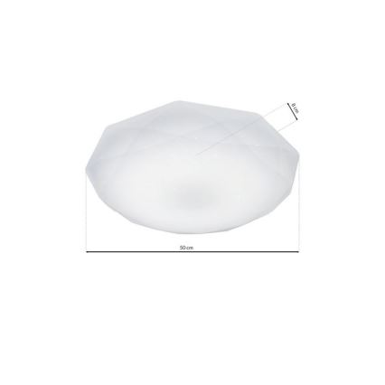 LED стельовий світильник HEX LED/24W/230V