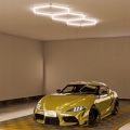 LED стельовий світильник HEXAGON LED/128Вт/85-265В 4000K 248x97 см CRI 90 IP54 білий