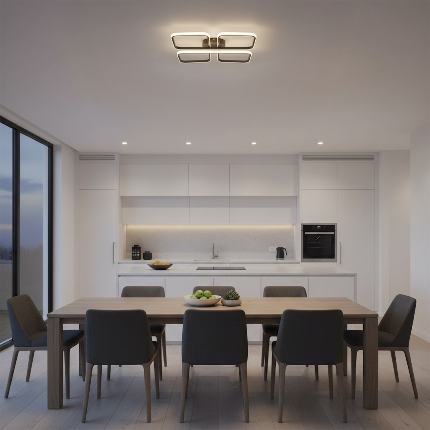 LED-стельовий світильник HIDALGO, 40 Вт, 230 В, чорний
