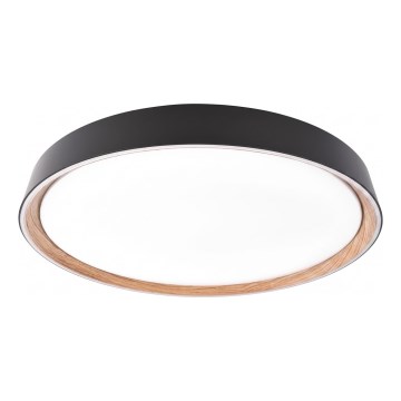 LED стельовий світильник ILVI з регулюванням яскравості LED/30W/230V 2700-6500K, діаметр 40 см, чорний/бежевий + пульт дистанційного керування
