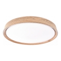 LED-стельовий світильник ILVI з регулюванням яскравості LED/45W/230V 2700-6500K, діаметр 50 см, бежевий + пульт дистанційного керування