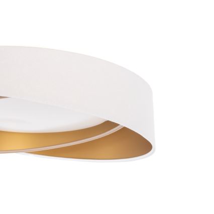 LED стельовий світильник з регульованою яскравістю SMART GALAXY MODERN LED/24W/230V 3000-6500K, діам. 55 см, білий/бежевий/золотистий + пульт дистанційного керування
