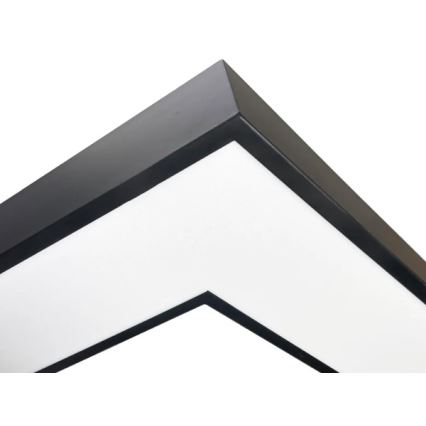LED-стельовий світильник LED/100W/230V 3000/4000/6500K 80x80 см чорний