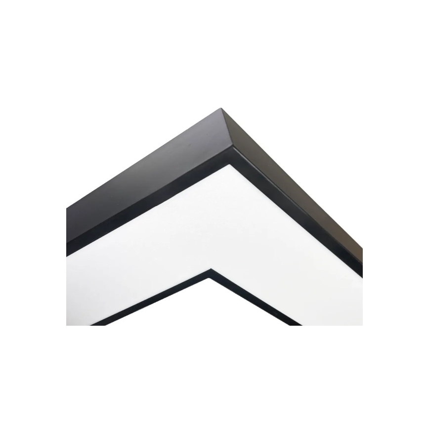 LED-стельовий світильник LED/100W/230V 3000/4000/6500K 80x80 см чорний