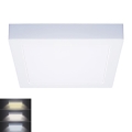 LED стельовий світильник LED/12W/230V 3000/4000/6000K 17x17 cm білий