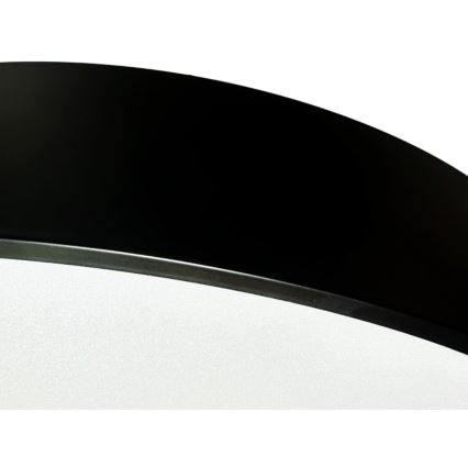 LED стельовий світильник LED/135W/230V 3000/4000/6500K діаметр 80 см чорний