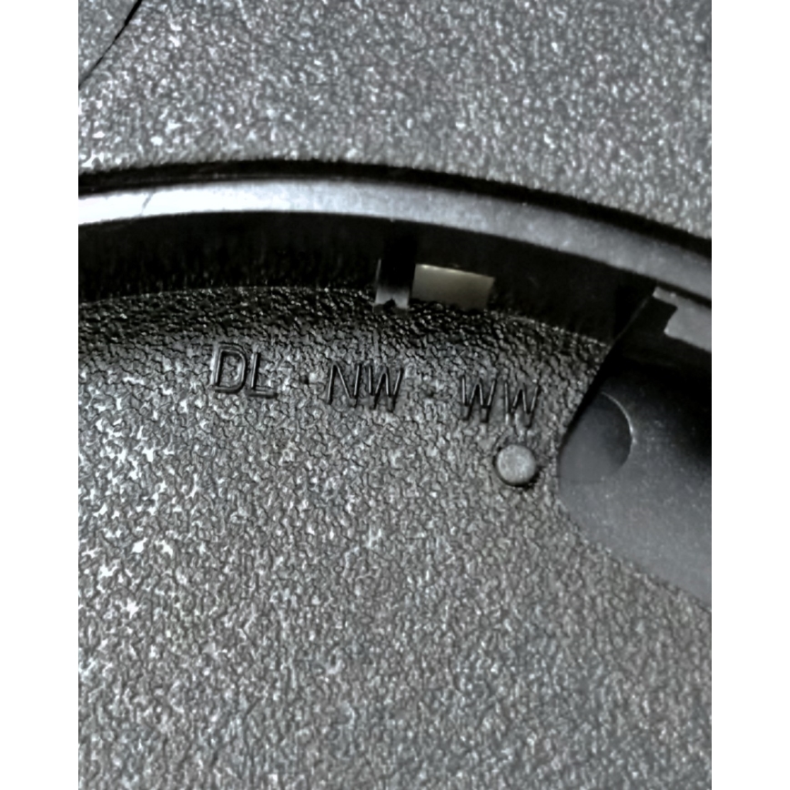 LED стельовий світильник LED/18W/230V 3000/4000/6500K діаметр 23 см чорний