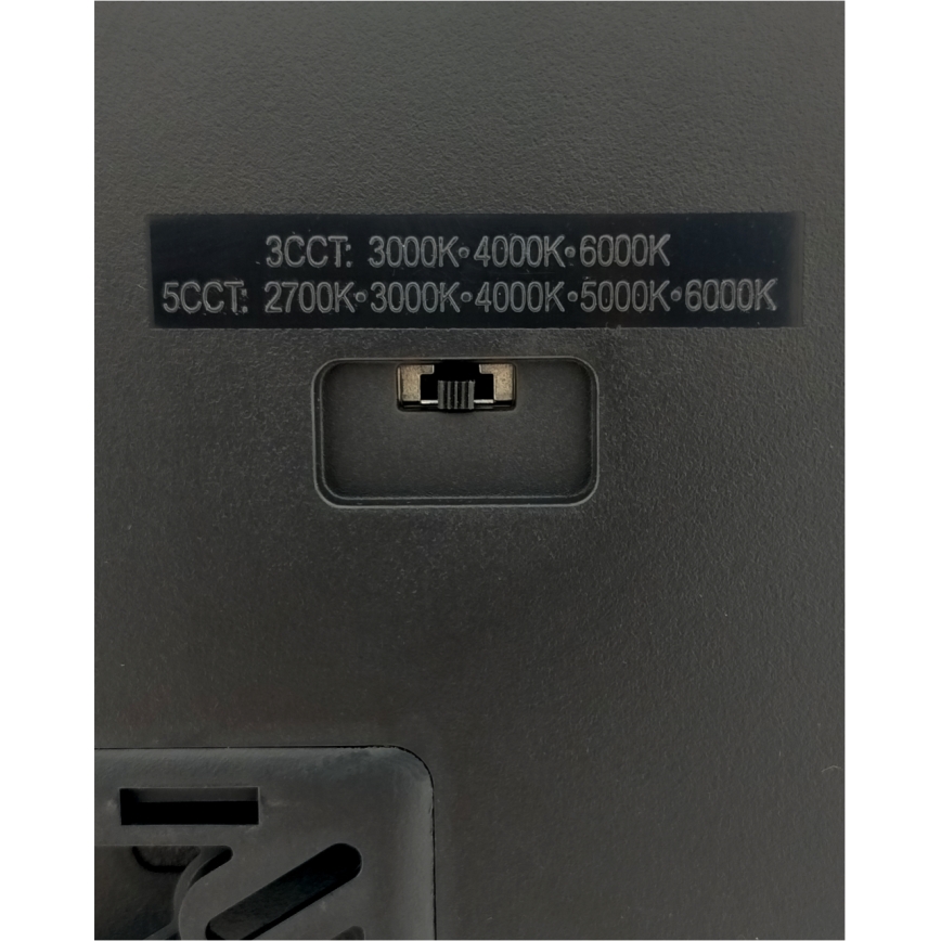 LED стельовий світильник LED/24W/230V 3000/4000/6500K 30x30 cm чорний