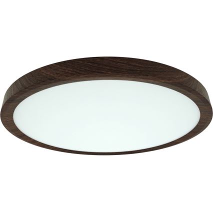 LED-стельовий світильник LED/24W/230V 3000/4000/6500K діаметр 30 см коричневий