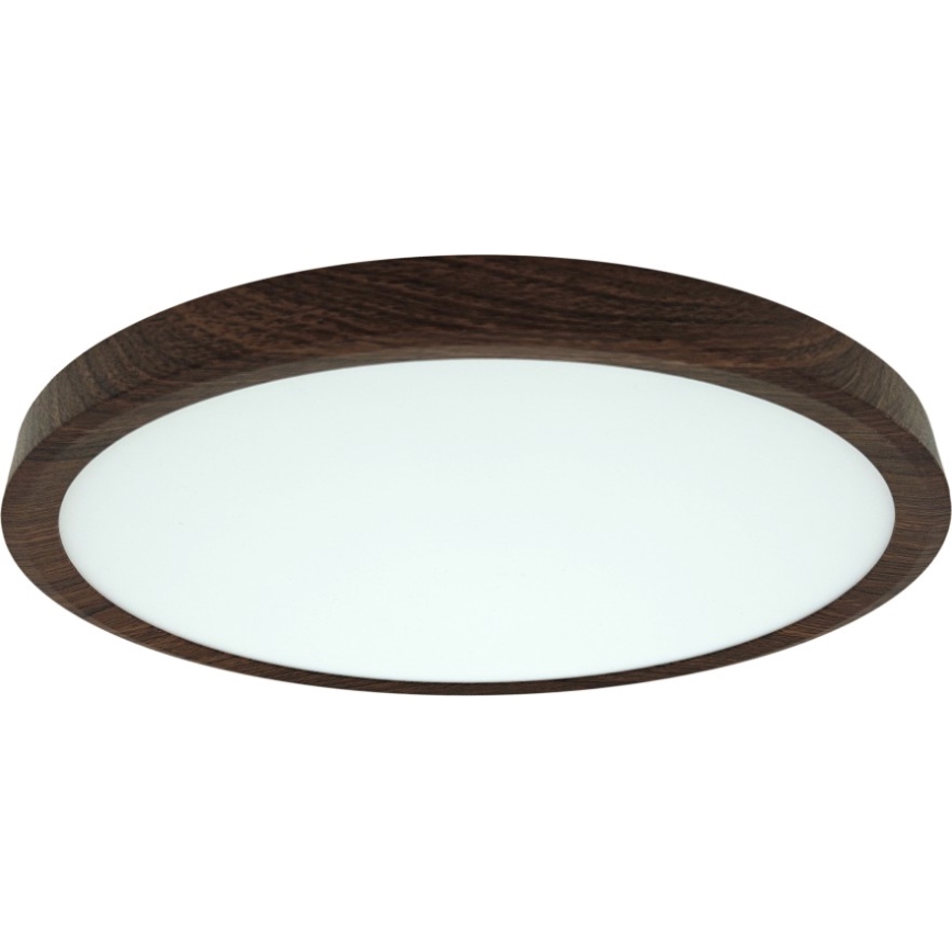 LED-стельовий світильник LED/24W/230V 3000/4000/6500K діаметр 30 см коричневий