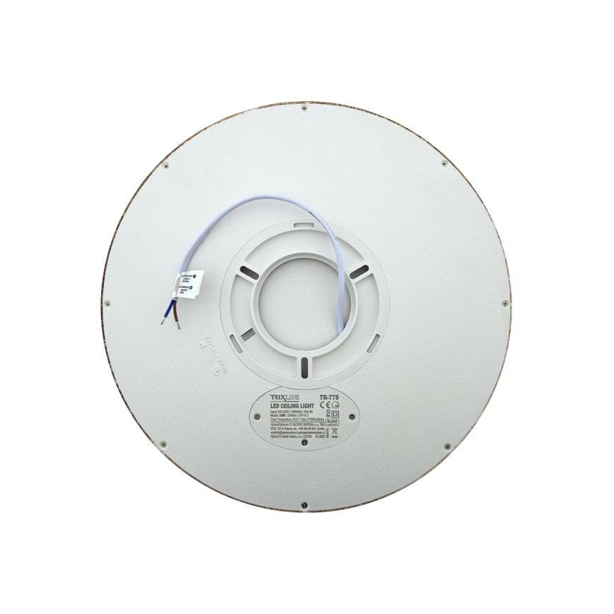 LED-стельовий світильник LED/24W/230V 3000/4000/6500K діаметр 30 см коричневий