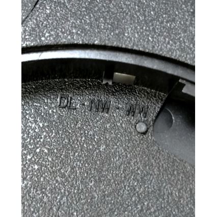 LED стельовий світильник LED/32W/230V 3000/4000/6500K діаметр 40 см чорний