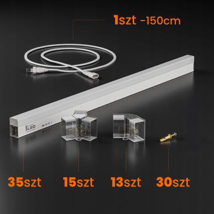 LED стельовий світильник HEXAGON LED/350W/85-265V 4000K 313x298 cm CRI 90 IP44 білий