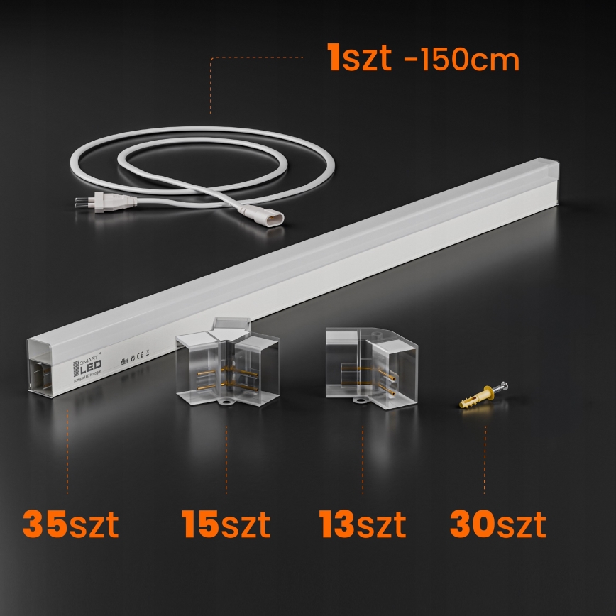 LED стельовий світильник HEXAGON LED/350W/85-265V 4000K 313x298 cm CRI 90 IP44 білий