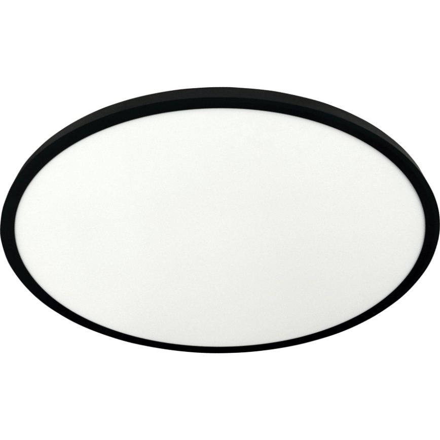 LED стельовий світильник LED/40 Вт/230 В 3000/4000/6500 К, діаметр 50 см, чорний