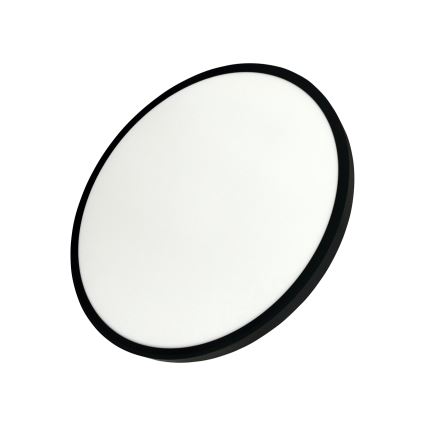 LED стельовий світильник LED/40 Вт/230 В 3000/4000/6500 К, діаметр 50 см, чорний