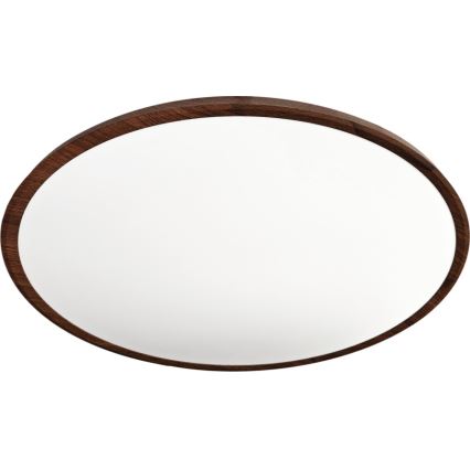 LED стельовий світильник LED/40 Вт/230 В 3000/4000/6500К діаметр 50 см коричневий