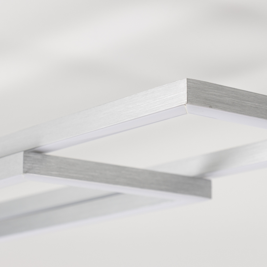 LED стельовий світильник LED/40Вт/230В матовий хром