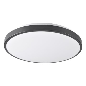 LED стельовий світильник LIBRA LED/24Вт/230В 4000К діам. 39 см чорний