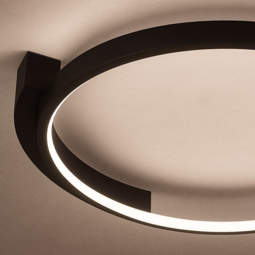 LED стельовий світильник LUNA LED/18W/230V Ø 42,5 см чорний