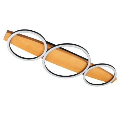 LED стельовий світильник MELISA LED/28W/230V 26,5x70 см сосна