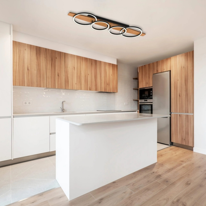 LED стельовий світильник MELISA LED/35 Вт/230 В 26,5x95 см сосна