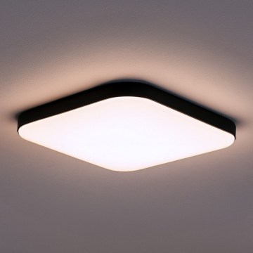 LED стельовий світильник NEMO LED/36W/230V 50x50 см чорний
