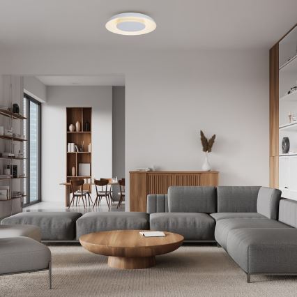 LED стельовий світильник PIATTINO LED/30W/230V 3000/4000/6000K, діаметр 40 см, білий