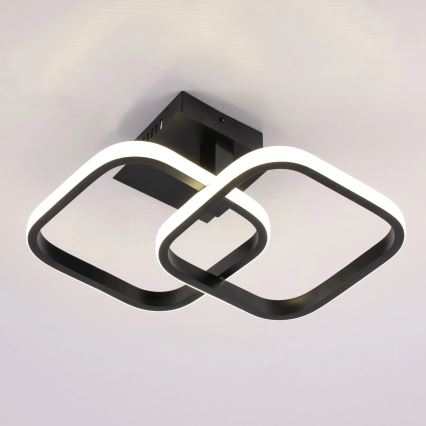 LED стельовий світильник ROBERT LED/25W/230V 25x38 см чорний