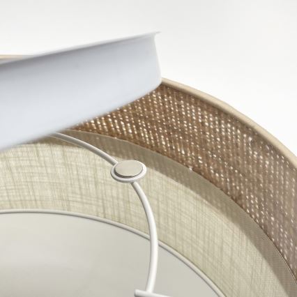 LED стельовий світильник SIRJA BOHO LED/20 Вт/230 В/4000 К, діаметр 35 см, бежевий/кремовий